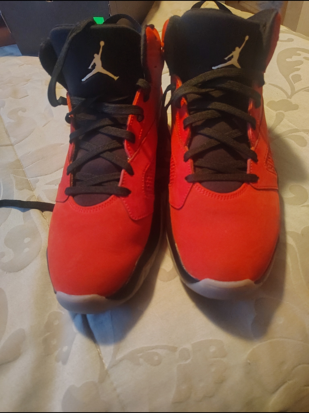 Air Jordan Red Jumpman High-Top Sneakers